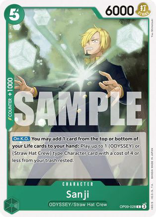 Sanji (028) - OP09-028 - [OP09] Emperors the New World