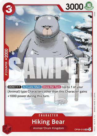 Hiking Bear - OP08-010 - [OP08] Two Legends