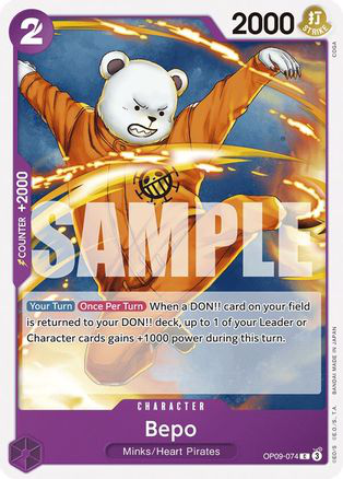 Bepo - OP09-074 - [OP09] Emperors the New World