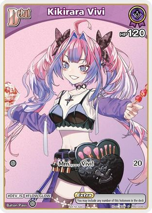 Kikirara Vivi (P) (hSD10-007) - hSD10-007 - hololive OFFICIAL CARD GAME Promos