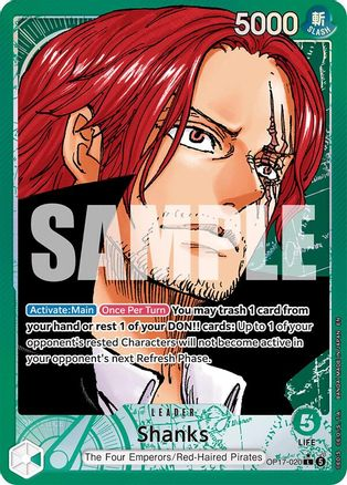 Shanks (020) (Alternate Art) - OP17-020 - [OP17] The World's Strongest Warriors