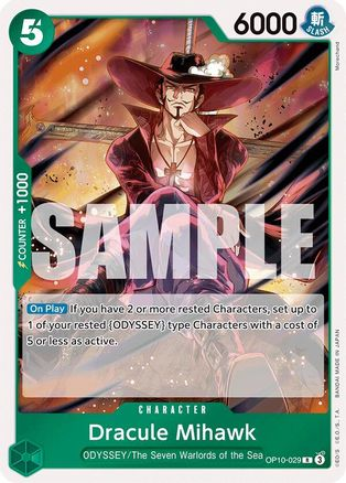 Dracule Mihawk - OP10-029 - [OP10] Royal Blood