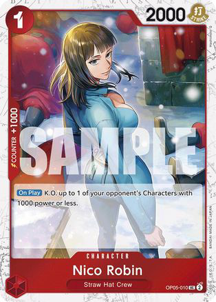 Nico Robin (Jolly Roger Foil) - OP05-010 - [PRB01] Premium Booster -The Best-