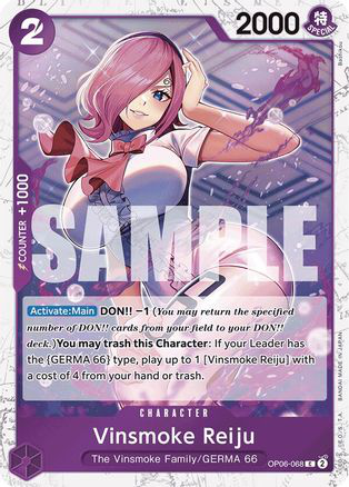 Vinsmoke Reiju (OP06-068) (Jolly Roger Foil) - OP06-068 - [PRB01] Premium Booster -The Best-
