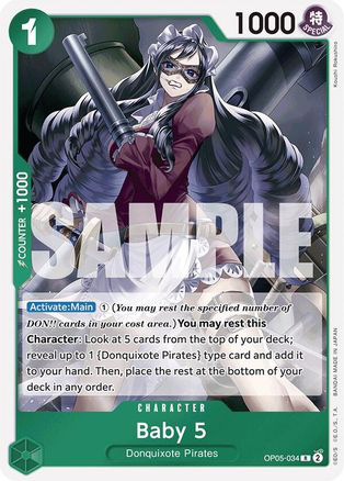 Baby 5 (OP05-034) (Reprint) - OP05-034 - [PRB01] Premium Booster -The Best-