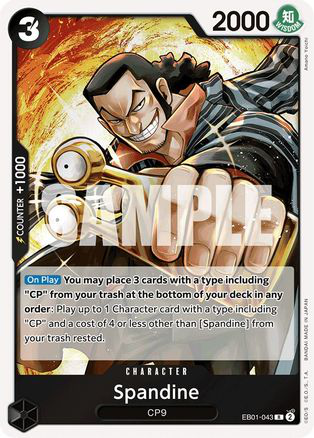 Spandine - EB01-043 - [EB01] Extra Booster: Memorial Collection