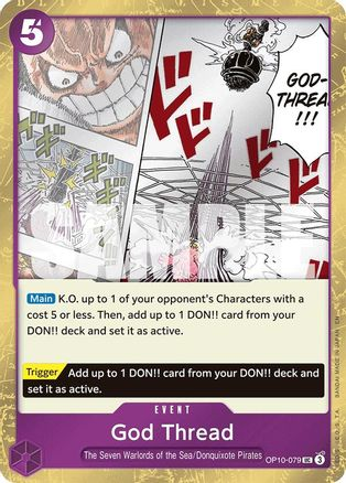 God Thread (Pirate Foil) - OP10-079 - [PRB02] Premium Booster The Best - Vol. 2
