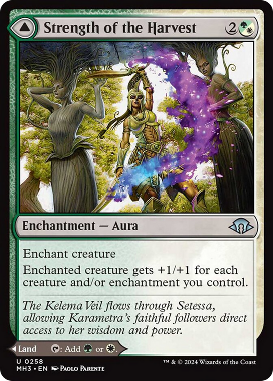Strength of the Harvest // Haven of the Harvest - 258 - Modern Horizons 3 (Foil)