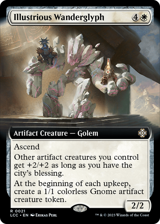 Illustrious Wanderglyph (Extended Art) - 21 - The Lost Caverns of Ixalan Commander (Foil)