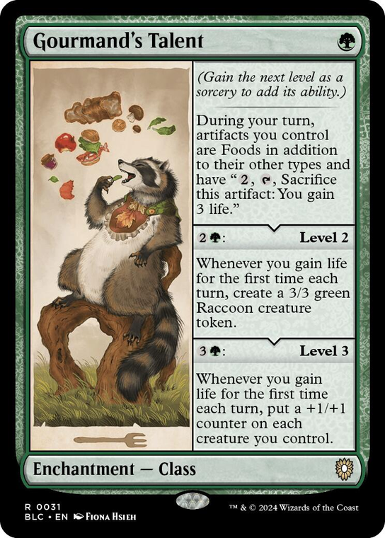 Gourmand's Talent - 31 - Bloomburrow Commander