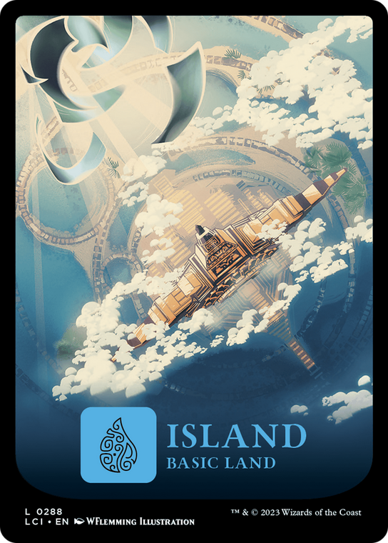 Island (0288) - 288_island-0288 - The Lost Caverns of Ixalan (Foil)