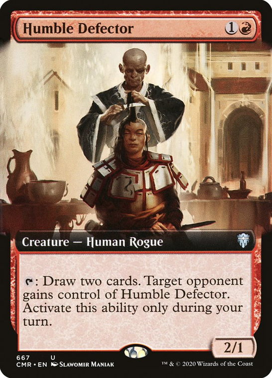 Humble Defector (Extended Art) - 667 - Commander Legends (Foil)