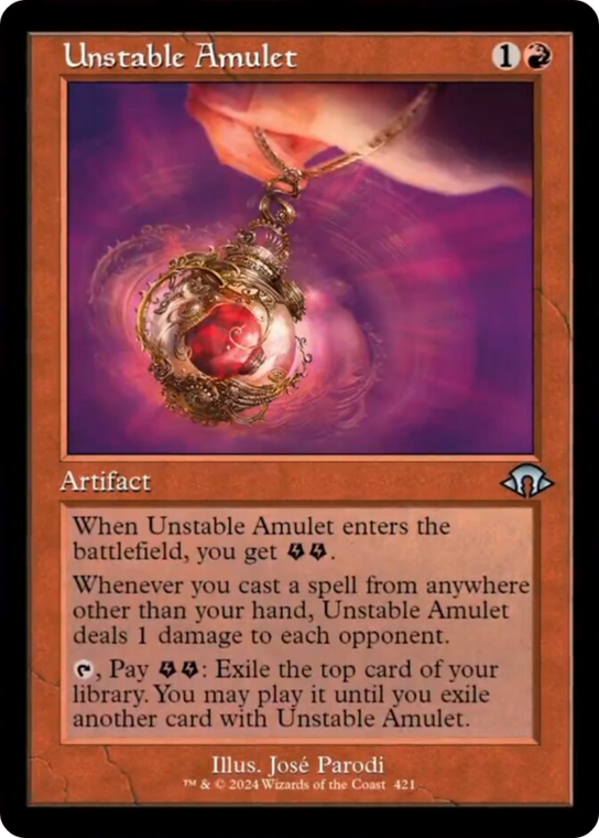 Unstable Amulet (Retro) - 421 - Modern Horizons 3 (Foil)