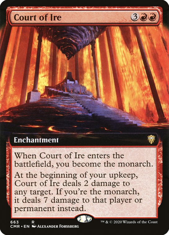 Court of Ire (Extended Art) - 663 - Commander Legends