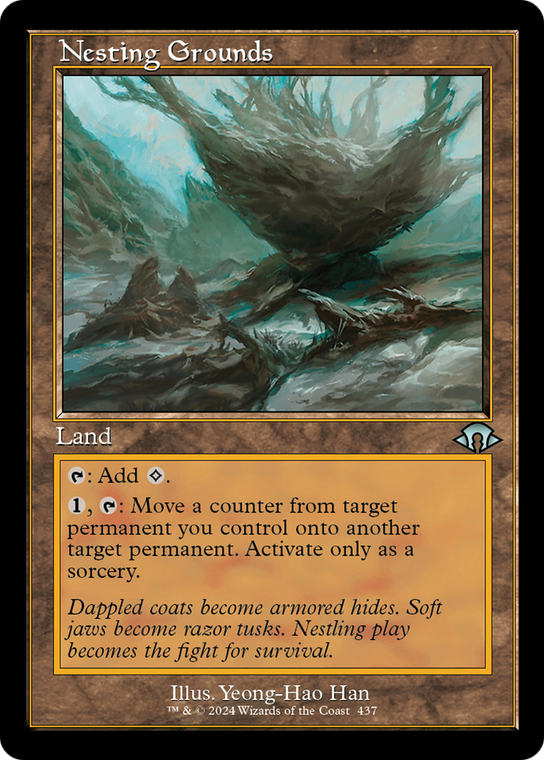 Nesting Grounds (Retro Frame) - 437_nesting-grounds-retro-frame - Modern Horizons 3 (Foil)