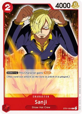 Sanji - ST01-004 - [ST01] Starter Deck 1: Straw Hat Crew