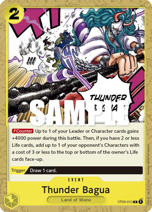 Thunder Bagua - ST09-015 - [ST09] Starter Deck 9: Yamato