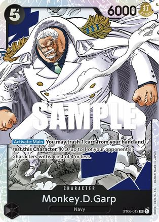 Monkey.D.Garp - ST06-012 - [ST06] Starter Deck 6: Absolute Justice