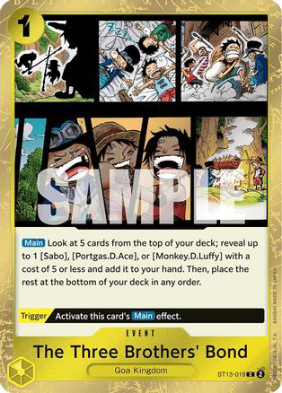 The Three Brothers' Bond - ST13-019 - [ST13] Ultra Deck: The Three Brothers