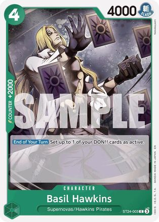 Basil Hawkins - ST24-003 - [ST24] Starter Deck 24: GREEN Jewelry Bonney