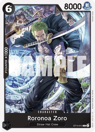 Roronoa Zoro - ST14-013 - [ST14] Starter Deck 14: 3D2Y