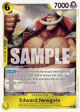 Edward.Newgate - ST13-004 - [ST13] Ultra Deck: The Three Brothers