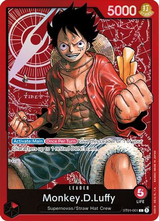 Monkey.D.Luffy (001) - ST01-001 - [ST01] Starter Deck 1: Straw Hat Crew