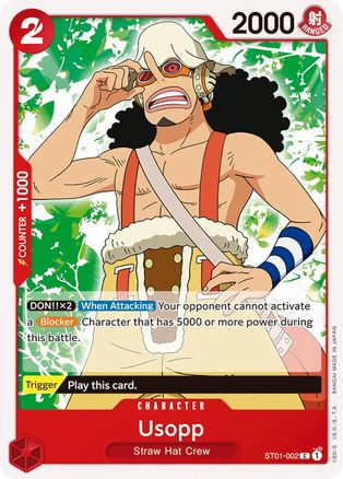 Usopp - ST01-002 - [ST01] Starter Deck 1: Straw Hat Crew