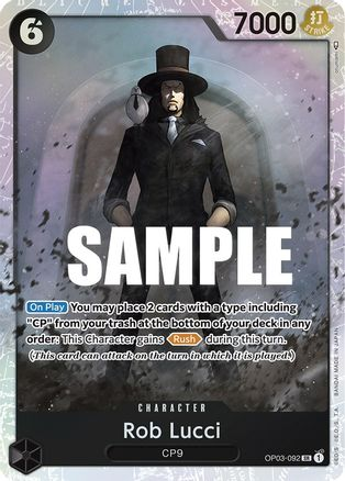 Rob Lucci (092) - OP03-092 - [OP03] Pillars of Strength