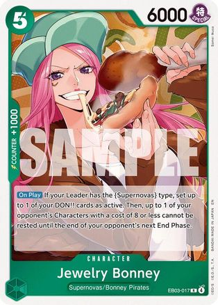 Jewelry Bonney - EB03-017 - [EB03] Extra Booster: One Piece Heroines Edition