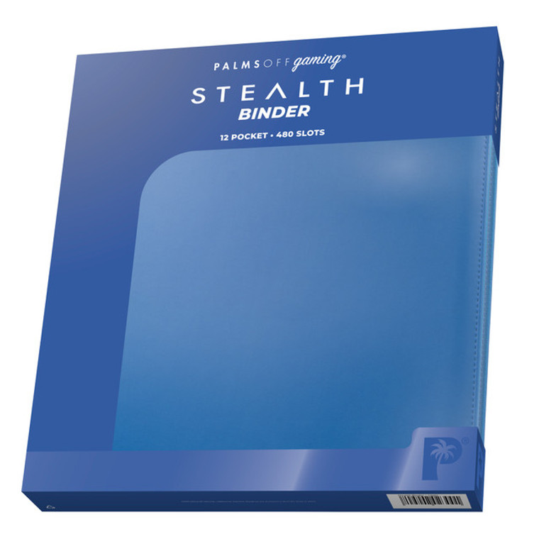 STEALTH 12 Pocket Zip Trading Card Binder - Blue (SPECIAL ORDER)