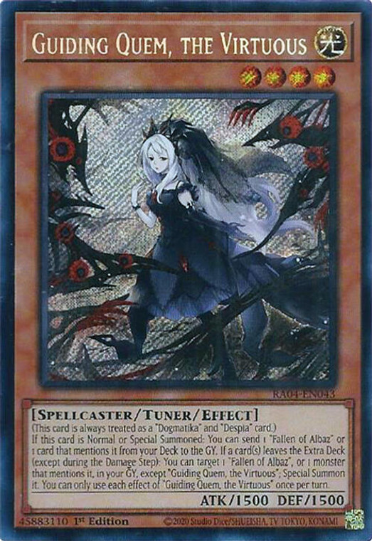 Guiding Quem, the Virtuous (Secret Rare) - Quarter Century Stampede