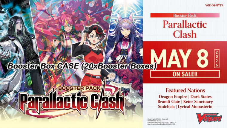 CASE [Vanguard] DZ-BT13 Parallactic Clash - CASE (20 Booster Boxes)