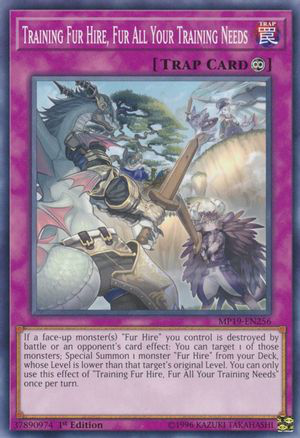 Training Fur Hire, Fur All Your Training Needs | MP19-EN256 | 1st Edition | 2019 Gold Sarcophagus Tin Mega Pack