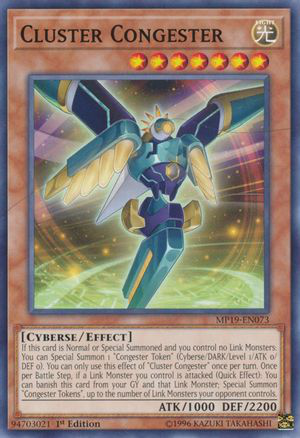 Cluster Congester | MP19-EN073 | 1st Edition | 2019 Gold Sarcophagus Tin Mega Pack