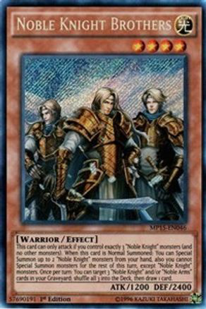 Noble Knight Brothers | MP15-EN046 | 1st Edition | 2015 Mega-Tins Mega Pack