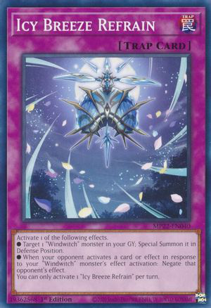 Icy Breeze Refrain | MP22-EN040 | 1st Edition | 2022 Tin of the Pharaoh's Gods