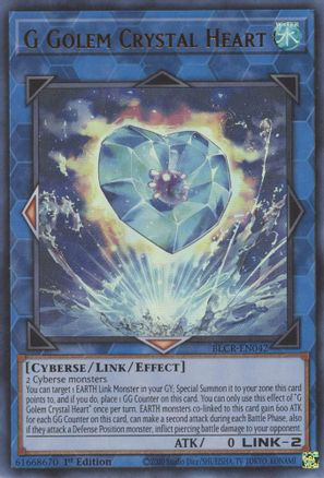 G Golem Crystal Heart | BLCR-EN042 | 1st Edition | Battles of Legend: Crystal Revenge