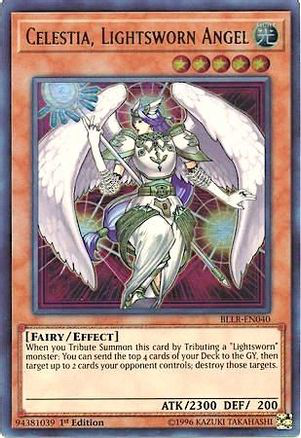 Celestia, Lightsworn Angel | BLLR-EN040 | 1st Edition | Battles of Legend: Light's Revenge