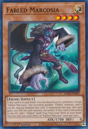 Fabled Marcosia | MP22-EN009 | 1st Edition | 2022 Tin of the Pharaoh's Gods