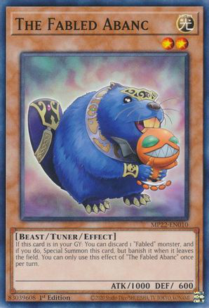 The Fabled Abanc | MP22-EN010 | 1st Edition | 2022 Tin of the Pharaoh's Gods