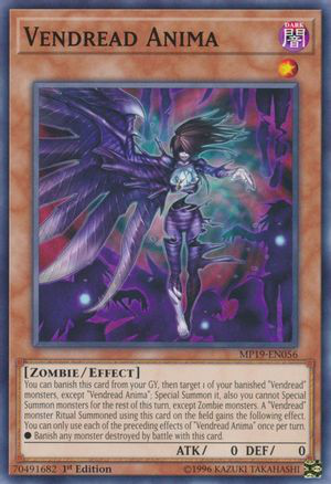 Vendread Anima | MP19-EN056 | 1st Edition | 2019 Gold Sarcophagus Tin Mega Pack