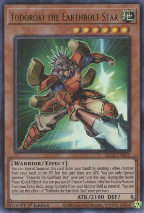 Todoroki the Earthbolt Star | BLCR-EN035 | 1st Edition | Battles of Legend: Crystal Revenge