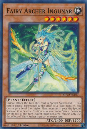 Fairy Archer Ingunar | MP22-EN017 | 1st Edition | 2022 Tin of the Pharaoh's Gods