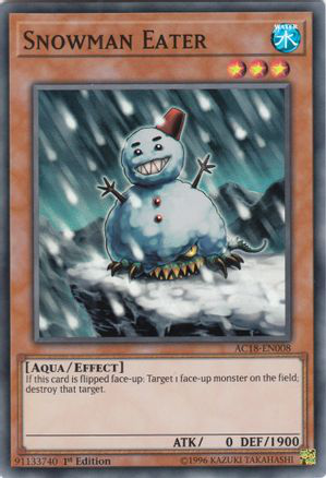Snowman Eater | AC18-EN008 | 1st Edition | Advent Calendar 2018