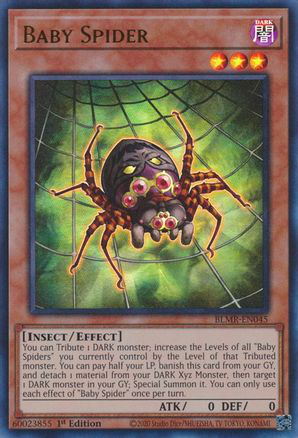 Baby Spider | BLMR-EN045 | 1st Edition | Battles of Legend: Monstrous Revenge