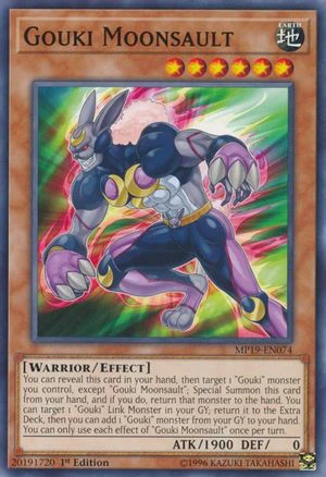 Gouki Moonsault | MP19-EN074 | 1st Edition | 2019 Gold Sarcophagus Tin Mega Pack