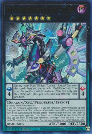 Odd-Eyes Rebellion Xyz Dragon | BLMR-EN005 | 1st Edition | Battles of Legend: Monstrous Revenge