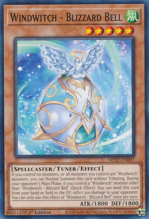 Windwitch - Blizzard Bell | MP22-EN007 | 1st Edition | 2022 Tin of the Pharaoh's Gods
