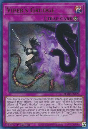 Viper's Grudge | BLMR-EN022 | 1st Edition | Battles of Legend: Monstrous Revenge